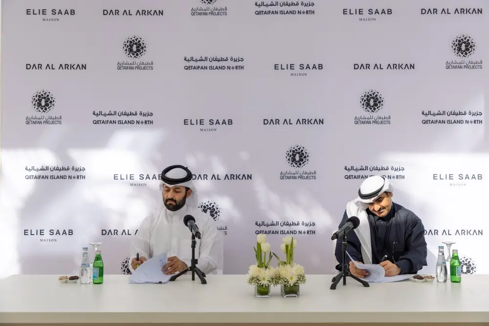 “قطيفان للمشاريع” و”دار الأركان” تكشفان عن مشروع فاخر من تصميم “إيلي صعب” ضمن جزيرة قطيفان الشمالية في قطر